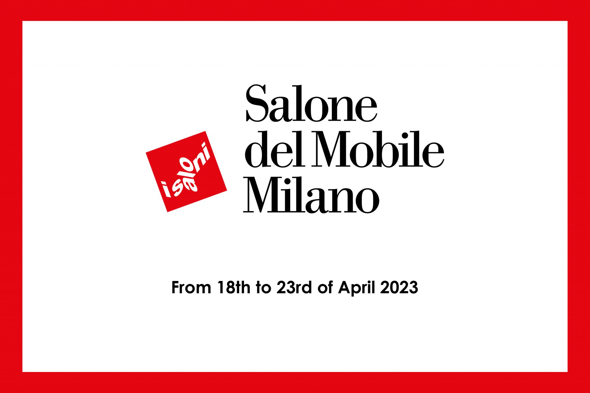 Salone del Mobile 2023 - Tonelli design